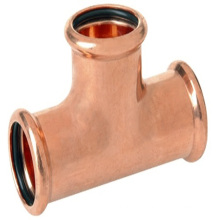 Oem dongguan brass bronze copper cast manufacture lost wax investment casting copper pipe fitting